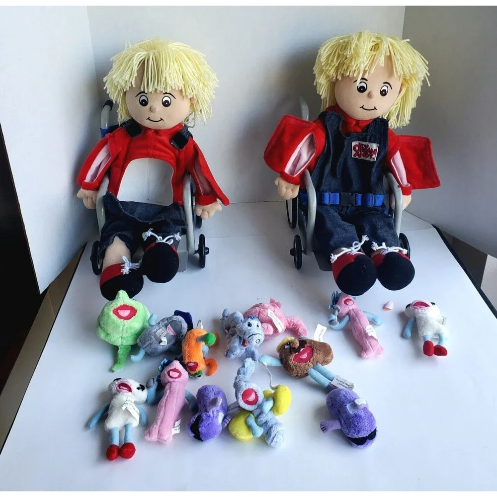 Organwise Guys Little Organ Andy 2 Dolls 12 Organs 2 Wheelchairs Medical Toys